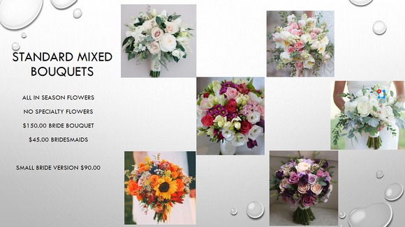 Standard Mixed Bouquets -  Byanaca's Design